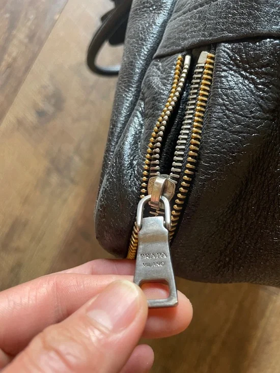 Prada Black Shiny Leather Tote - Picture 6 of 16